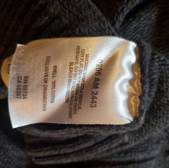 Columbia Grey Cotton Sweater - Picture 2 of 4